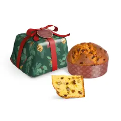 Panettone Hazelnut and
Milk Chocolate -Green Paper